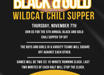 Read More - 5th Annual Black & Gold Chili Supper